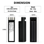 3.7V 3100mAh replacement lithium battery for Zebra DS3678 rugged barcode scanner wholesale Europe warehouse spare parts