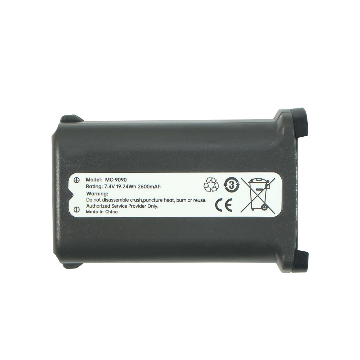 MC9090 zebra battery 1 Zebra Symbol MC9090 MC9000 MC9200 Battery Replacement BTRY-MC9X-26MA-01 7.4V 2600mAh Barcode Scanner Battery | OEM Supplier - Image 1