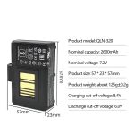 Wholesale Portable Printer Batteries Compatible with Zebra Models QLN220, QLN320, ZQ510 and ZQ520 2600mAh - Image 4