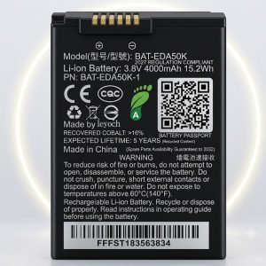 3.8v 4000mah pda replacement battery for honeywell scanpal eda50k barcode scanner