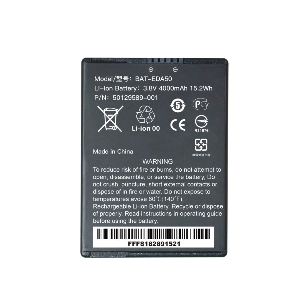 3.8v 4000mah replacement battery for honeywell scanpal eda50 barcode scanner