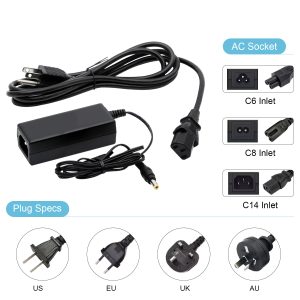 vehicle car charger adapter for zebra zq520 portable barcode label printer