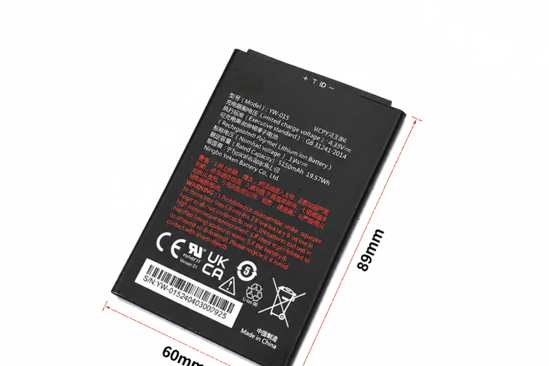 YW-015 3.8V 5150mAh replacement lithium battery for PAX A77 Android smart POS payment terminal