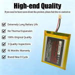 Connector close-up of HBL6310 3.8V 4100mAh lithium polymer battery for Urovo scanner